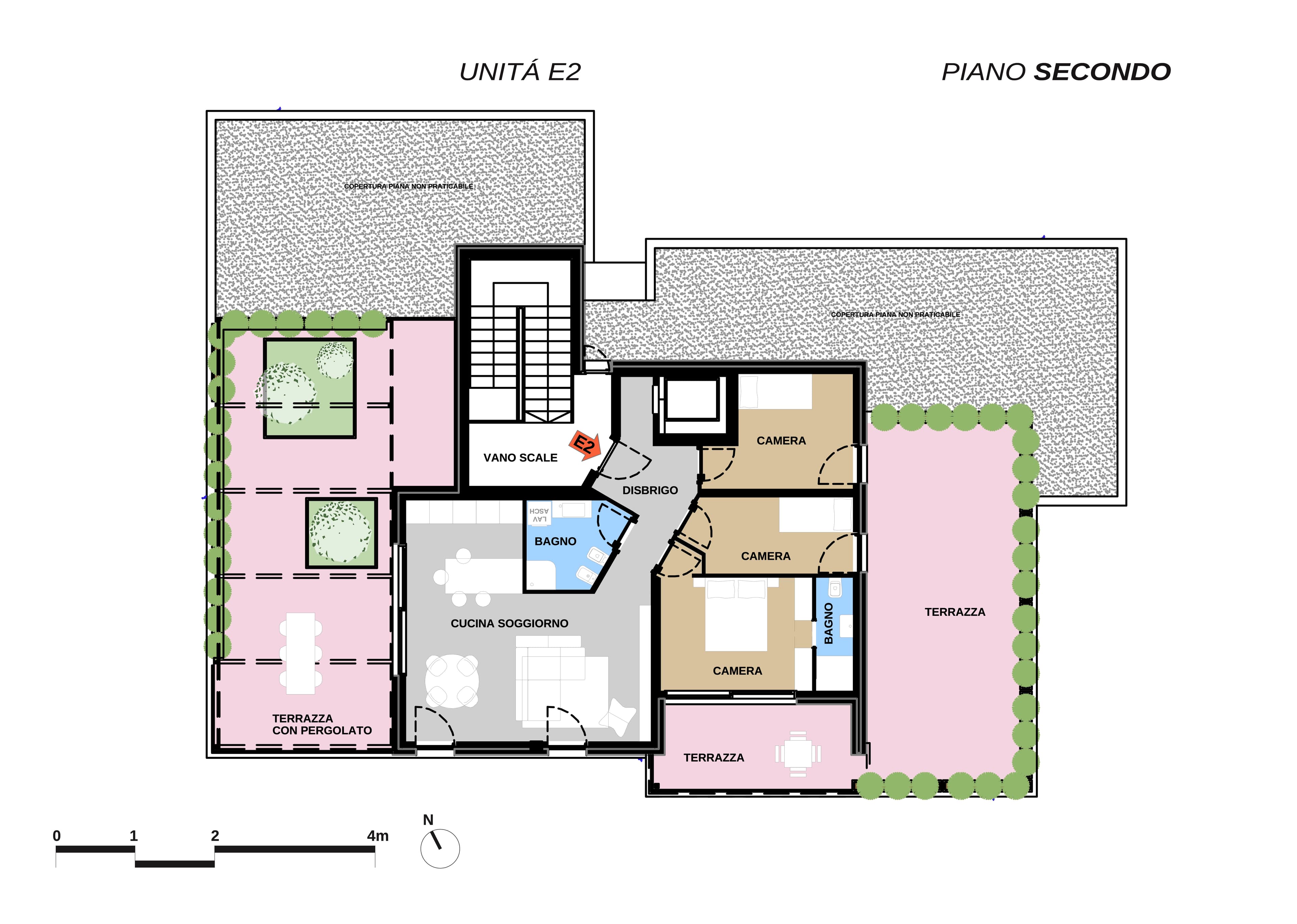 Planimetria Piano Secondo