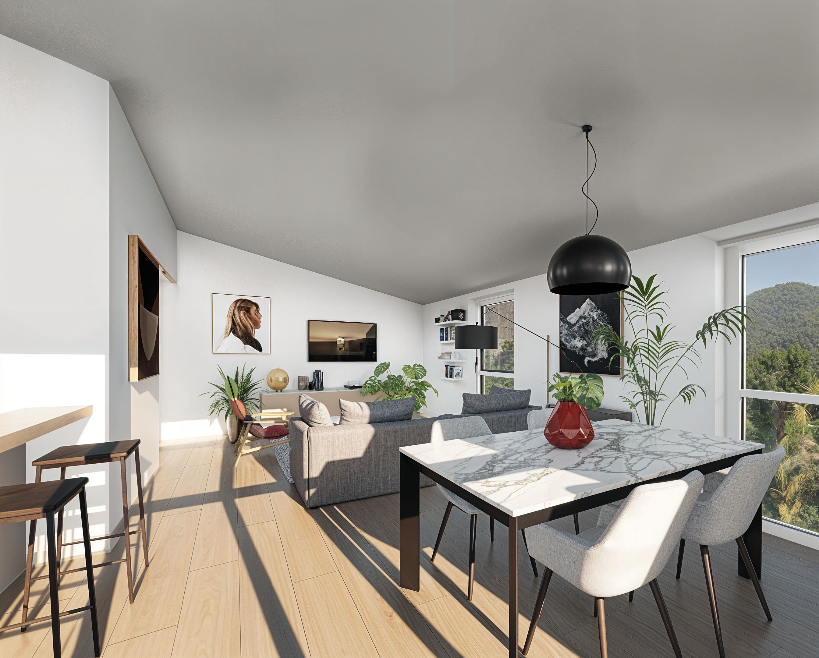 Camera da letto luminosa e accogliente